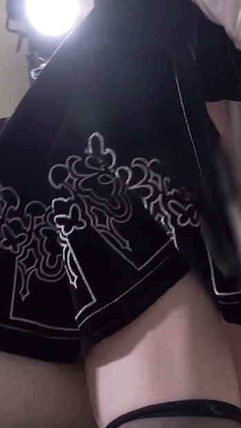 Nier Automata 2B cosplay, Hentai cosplayerov pušenje i jebanje dio.3 | Isječak 1