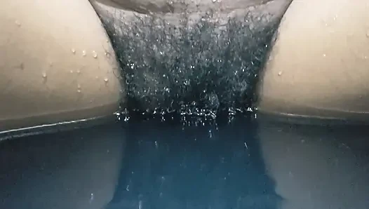 Hot Wife Big Pussy Close up in Ocean Waves, Standing Up Homemade Sex Carrying