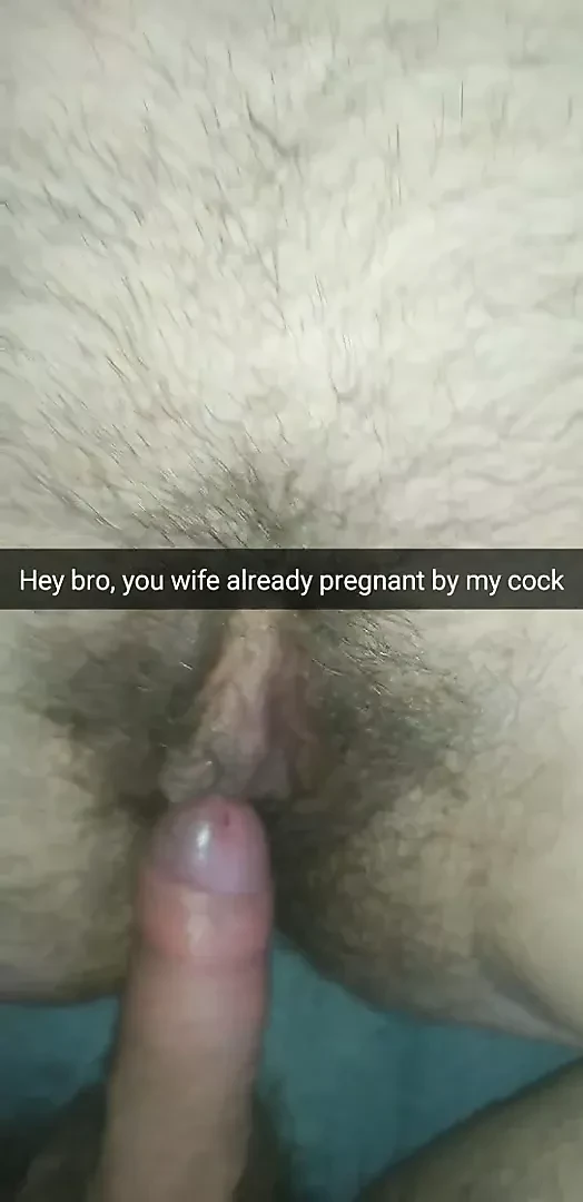 Lover impregnating my wife and mocking cuck hubby through snap