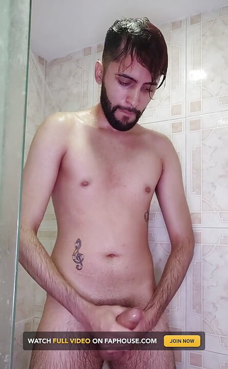 Big cock in the shower