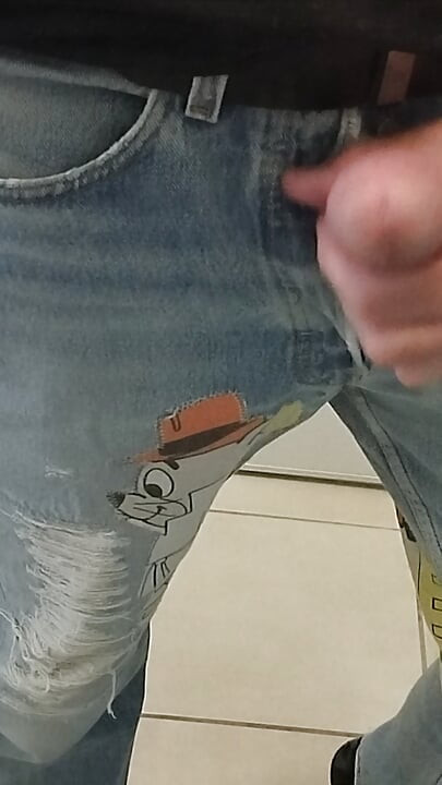 Fetich jeans Levi's masturbation