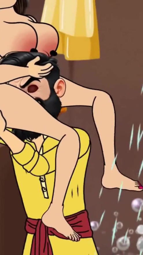 Shower Neeche Chudai, Hindi Cartoon Sex Story | Clip 1