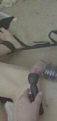 Karen plays with toys on Aaron