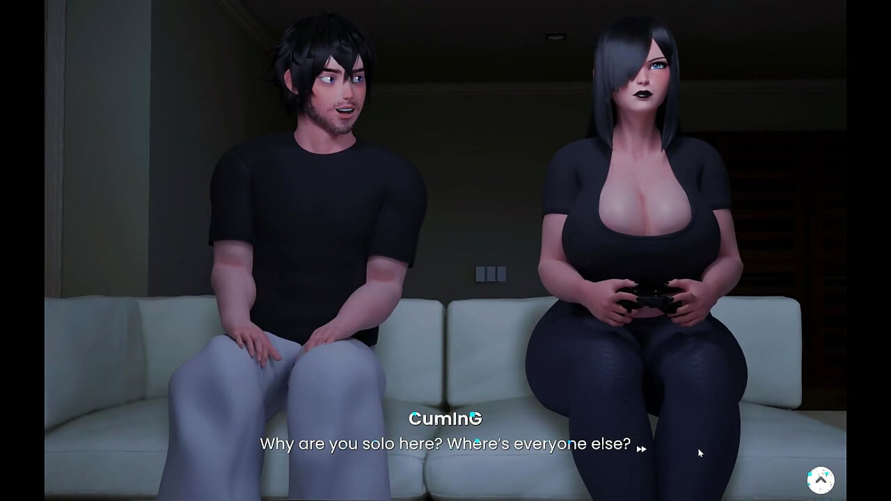Mansion Days TABOO Hentai Game Ep.11 GAMER GIRL suck my GIANT COCK while training for STREAMING !
