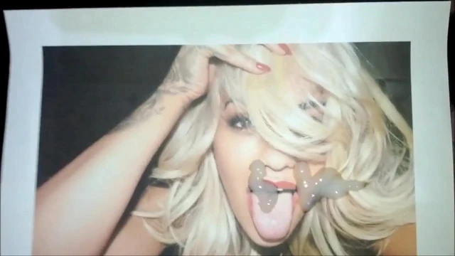Rita Ora cum tribute #1
