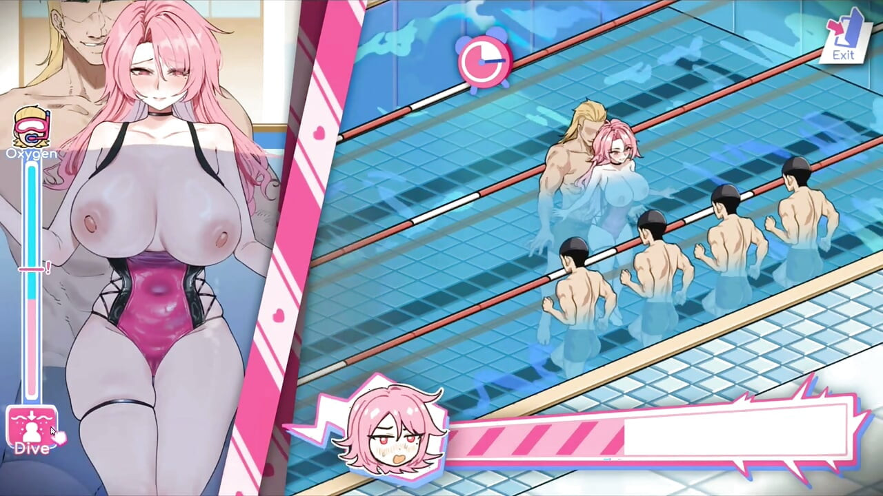 Hentai Game - Minami Hentai Gallery Scene Pool Sex - Lifeguard Holic