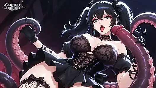 The "Thousand" Monster and Goth Girls 1  - Dark Hentai Fantasy