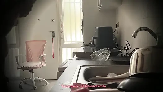 Submissive Mommy's Duties: Cooking Naked in the Kitchen