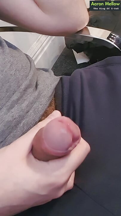 Dad moans while masturbating until he cums hard
