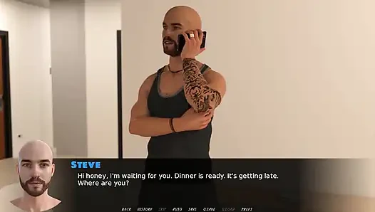 Spannende spiele: Schlampiger, saftiger creampie-Ep4