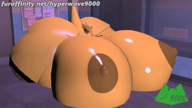Alphys Hyper Boob Growth