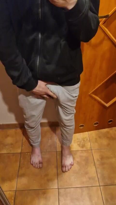 Going for a walk without panties