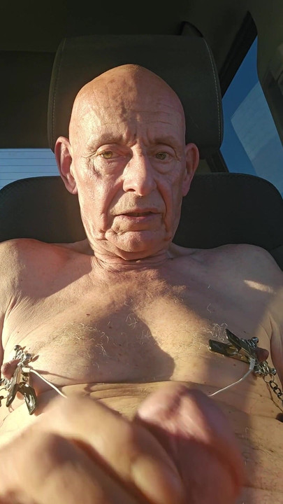 Memorable moment from "nipple torture with spiked clamps and tens unit"
