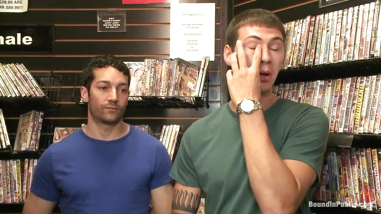 Hot Ripped Stud Gets Punished and Gang Fucked by a Crowd for Stealing