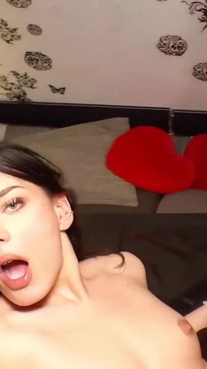 Emotional moment from "German Tiny Sub Lisa and Mira Cuckolding at Creampie Gangbang"