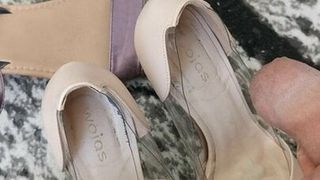 Cumshot sister-in-law shoes.