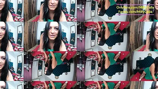 Private show necken bodystocking, futa spielzeug & masturbations-fantasie 309