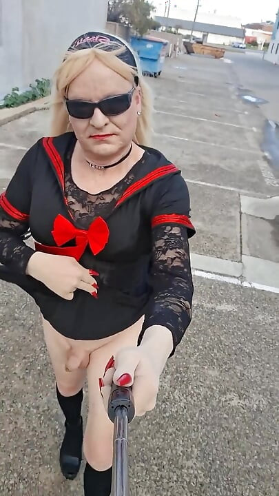 Sissymandy Κόκκινο φόρεμα ναύτη