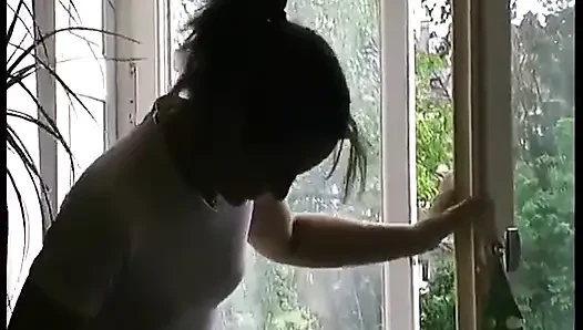 Kıllı amcıklı iyi bir kaltak erkek arkadaşı tarafından yakalanıyor!