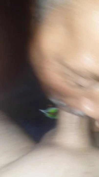 Sucking hard cock