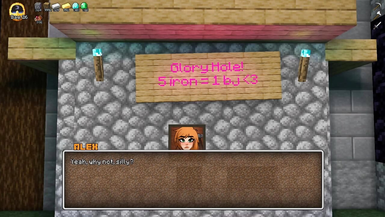 Minecraft Napaljeni zanat - 5. dio - Napaljeno drkanje od Loveskysanhentai