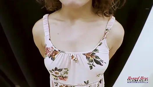 Petite Inked Redhead Coed Luna Parish Handjob Rimjob Greedy Swallow!