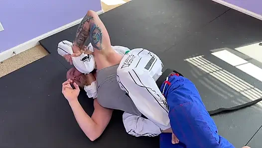 Lora Cross V Andy Savage Sex Wrestling