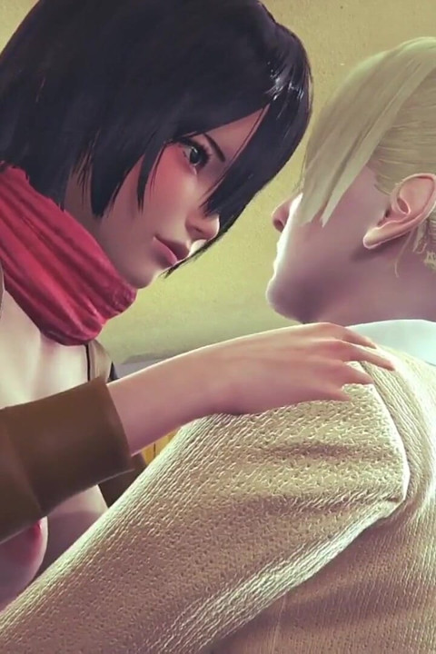 Futa Mikasa Sex with Historia - Aot Hentai