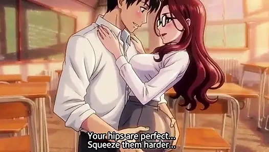 Young student seduced his teacher in extra class when they are alone