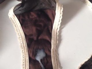 I cum on clean panties of my GF