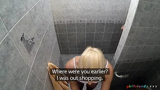 Girlfriends XXX - Two Hot Girls Finger Each Other in the Shower