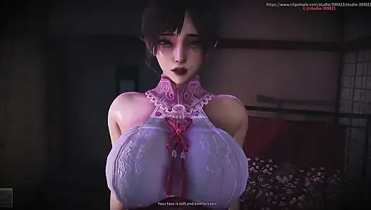 B027 Гигантесса сжимает раба, пердит, сидит на лице, нюхает, топчет, тренировка подошвы, куннилингус