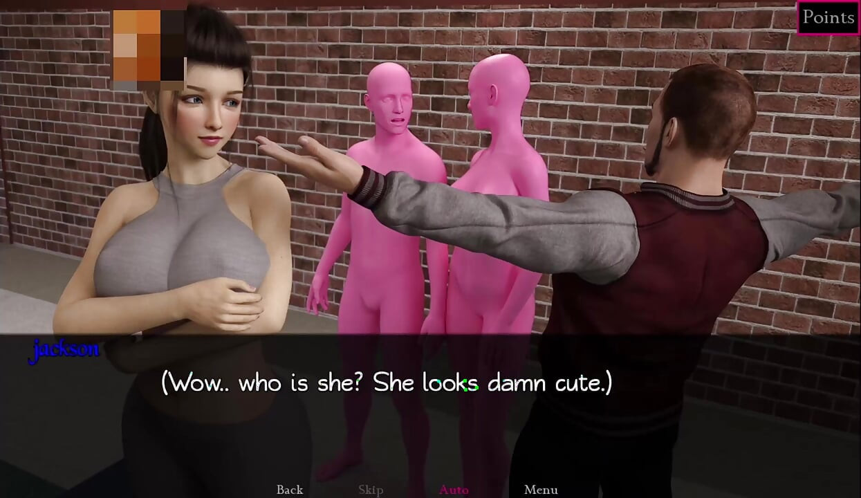 Nerd to alpha #2 - The girl showed her pussy in class