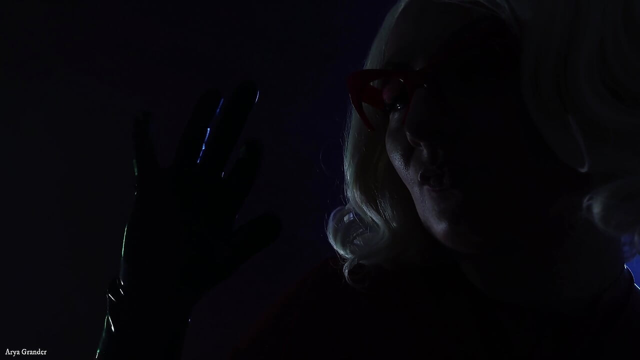 Compilation of ASMR videos: hottest gloves fetish (Arya Grander)