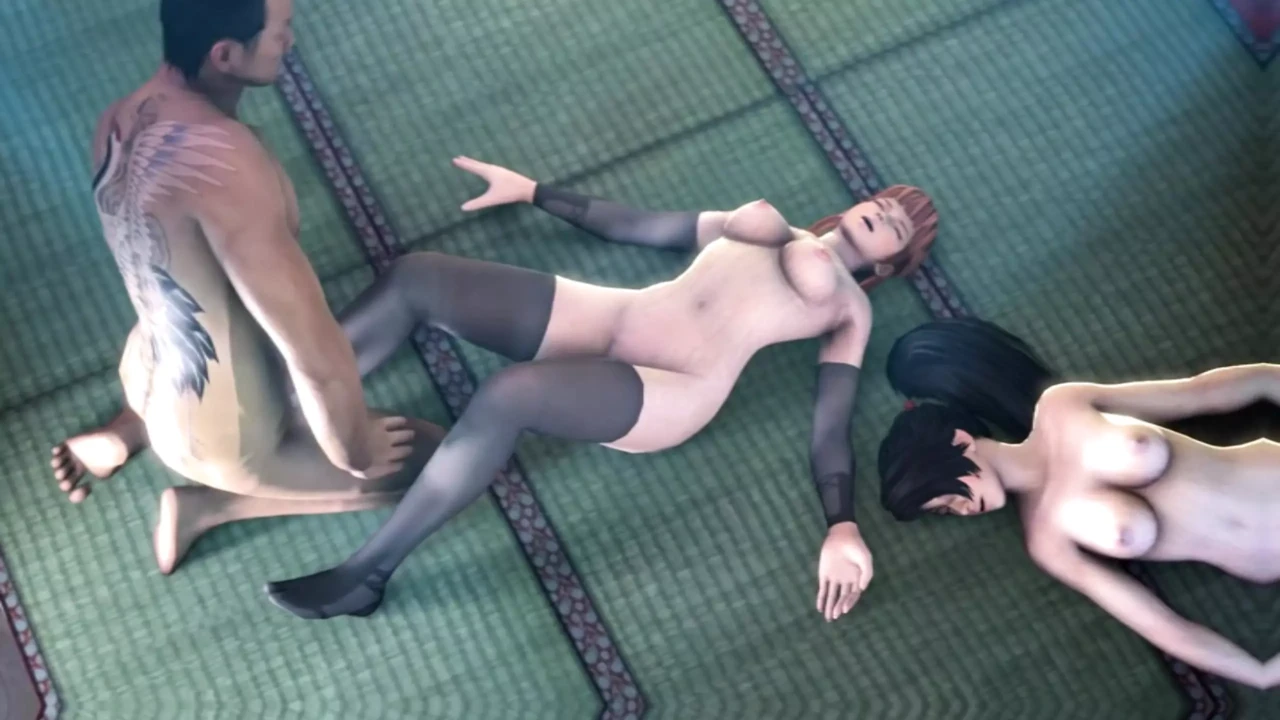 Gangster boss and 2 hot chick - Hentai 3D 21