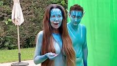 Matteo Linux e Nina Garco em Avatar xxx paródia
