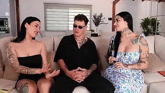 Threesome Dengan Penjaga Vergon Teman Saya Dan Teman Saya - Larola