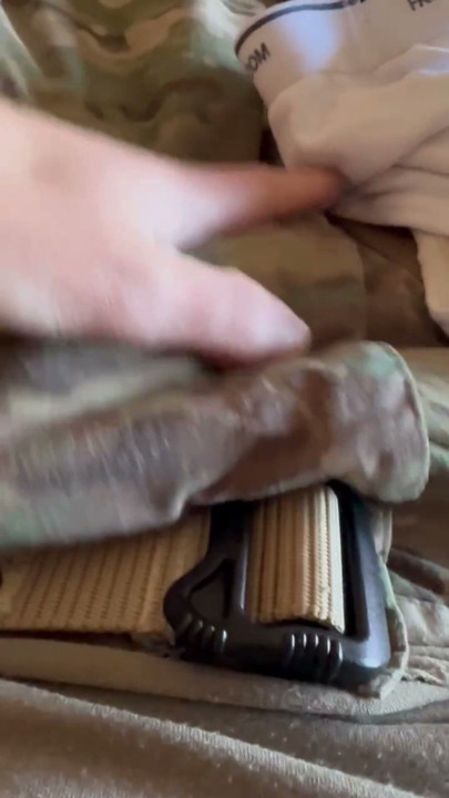 Army soldier jerking off in various uniforms cumpiliation! | Clip 2