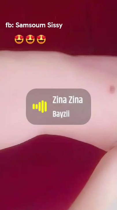An Algerian effeminate more beautiful than the girl shows off his beautiful body