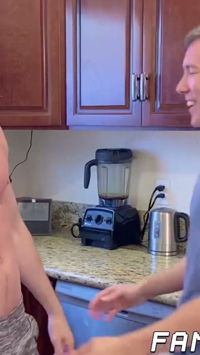 Blonde handsome jock rimmed and hard fucked by inked gay | Clip 1