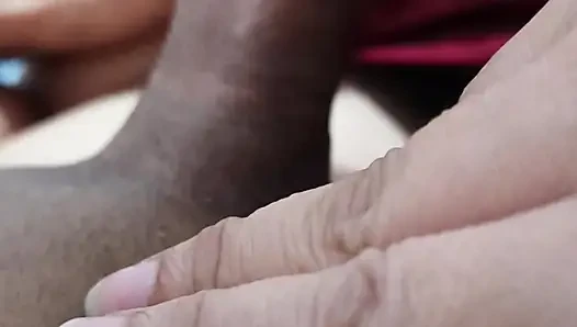 Big Natural Tits Wife Giving A Close Up Blowjob and Facial