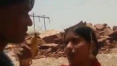 Rajasthan cople stojący ssanie kurwa