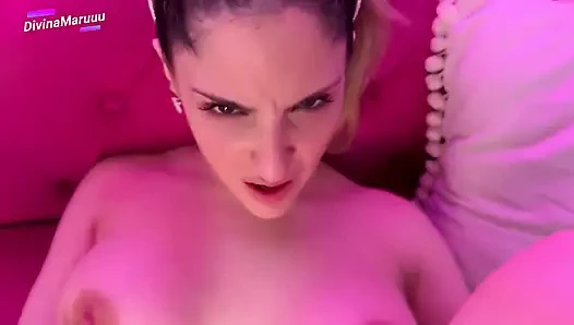 Intensives anal für divinamaruuu, die am ende alle sperma aus ihrem arsch schluckt