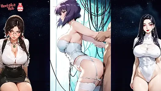 Hentai 2D and 3D Teen Bitches Love Sucking Dick and Fucking Anal