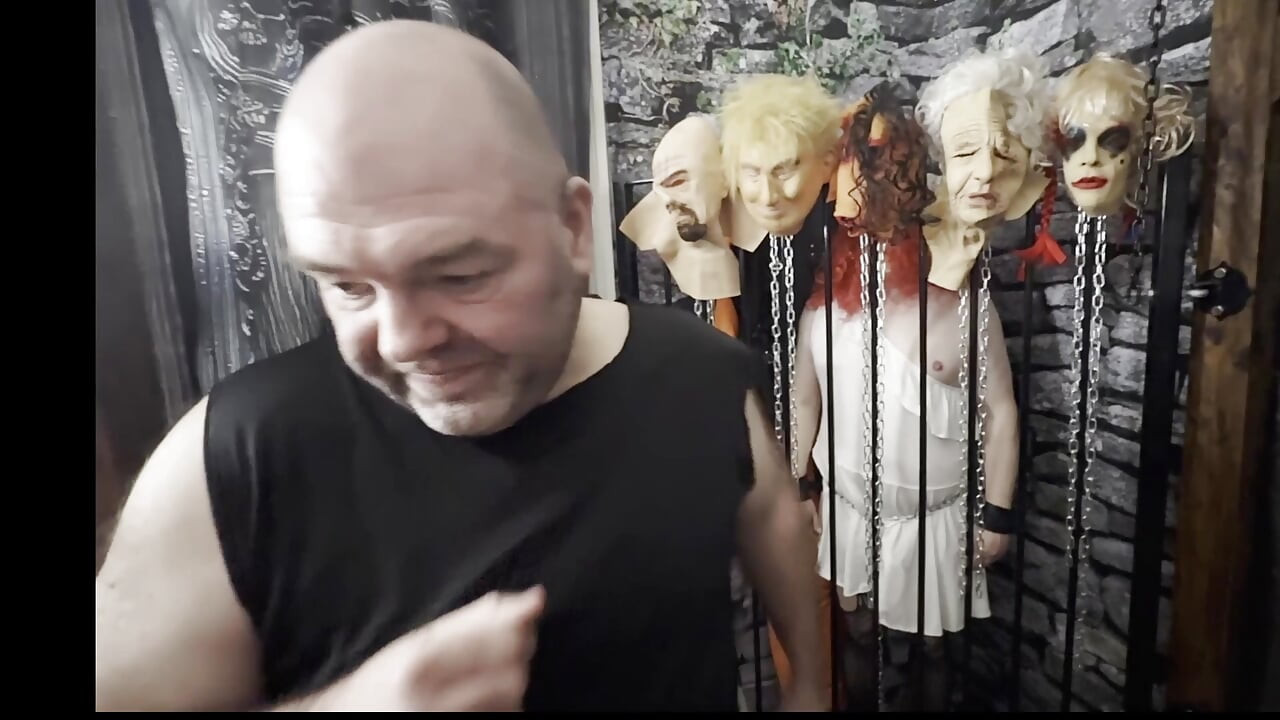 Part 5:-Domina Satana, Lanista Bear & Marie first time x