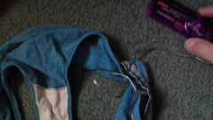 Dumping my Load in Wife's Dirty Panties