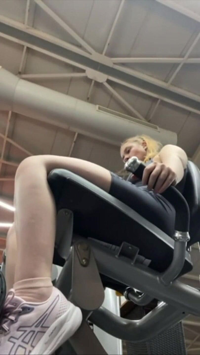 Unforgettable moment from "Workout with masturbate in public"