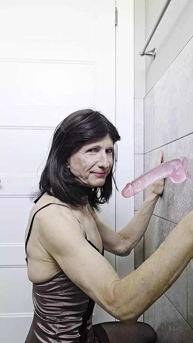 Big pink dildo