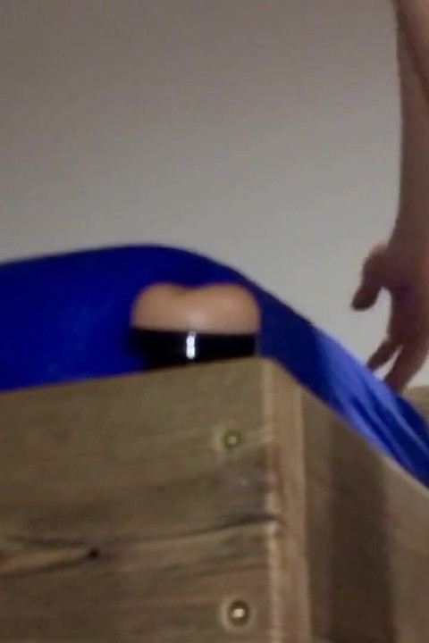 Breeding My Fleshlight, Deep Pulsating Cumshot, View From Behind