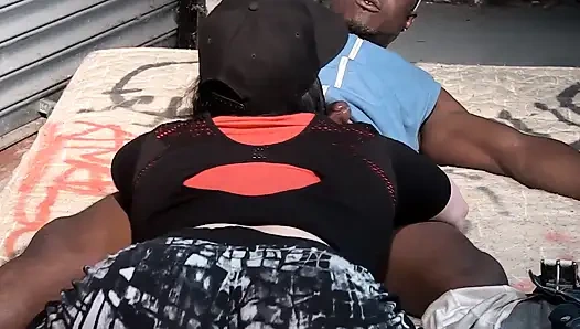 Dirty British Scene-4 Chubby Brunette Lucia Love in Interracial Fuck in the Alley